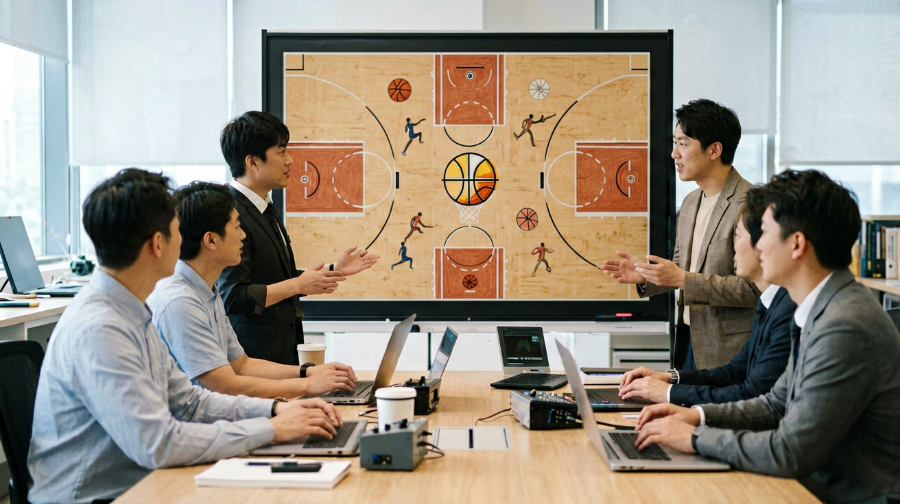 篮球战术板分析比赛策略
